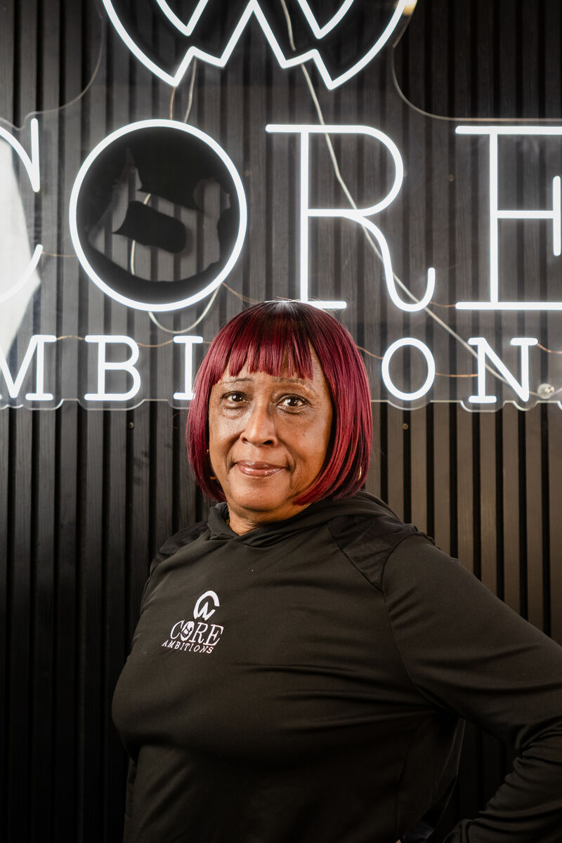 Jamesena Wise, front desk at Core Ambitions