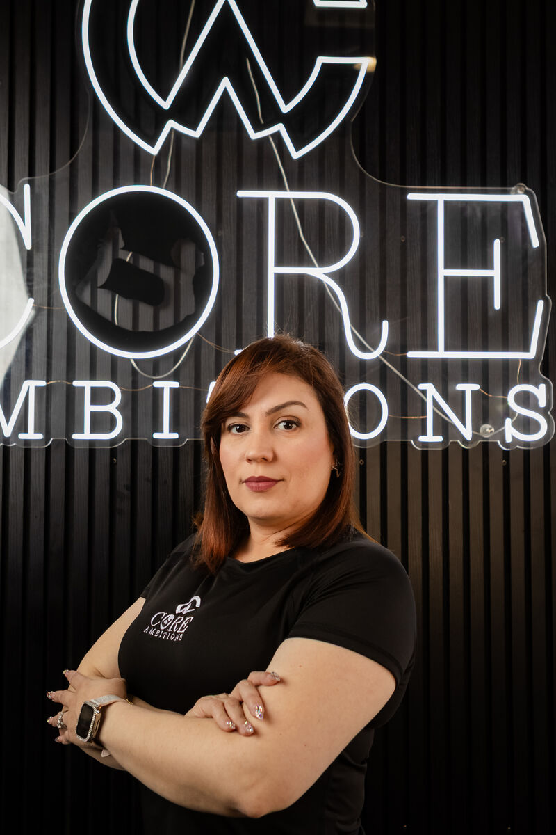 Luisa Macias, front desk at Core Ambitions