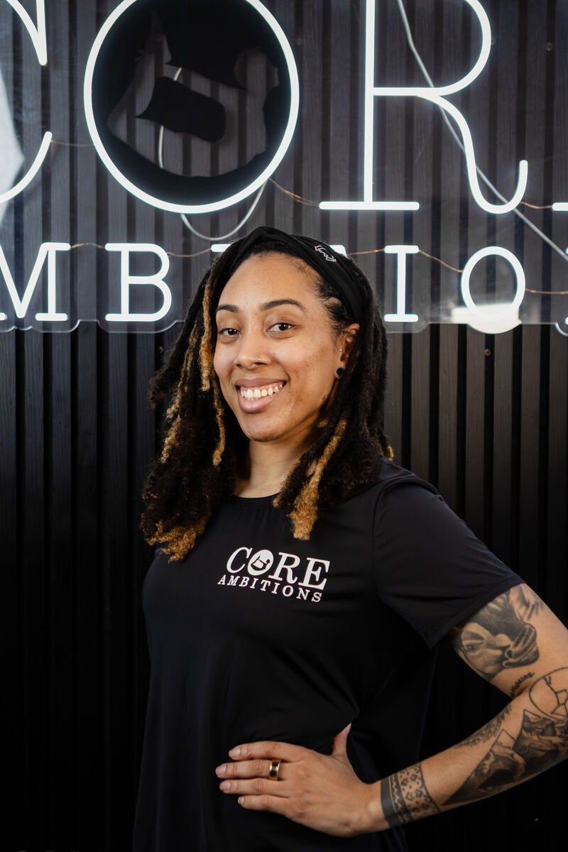 Vonnie Kowalski, front desk at Core Ambitions